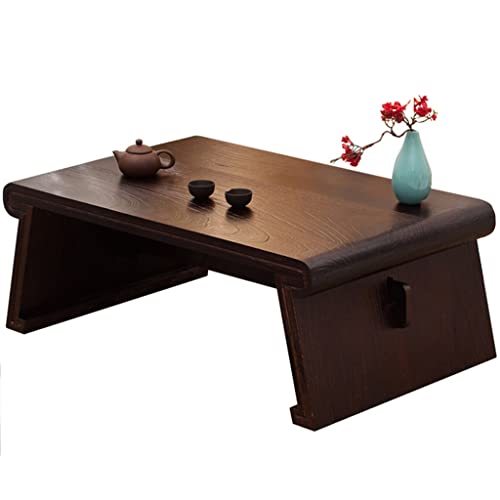 End Tables Klappbarer Couchtisch Japanischer Tatami-Tisch Wohnzimmer-Zen-Teetisch Couchtisch Für Erker Geeignet (Size : 50x40x30cm)