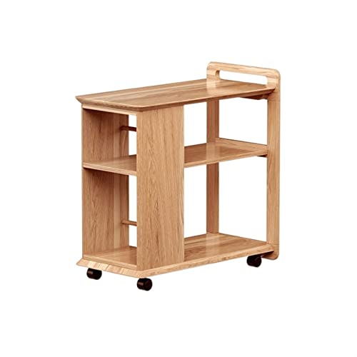 Beistelltisch Einfache Beistelltisch 2 Schichten Modern Holz Couchtisch Abnehmbare Endtisch eignet Sich for Wohnzimmer Schlafzimmer Home Storage Laptop-Kaffeehalter