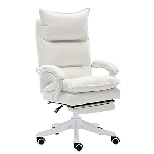 Drehbarer Bürostuhl Home Ergonomischer Komfortabler Sitzstuhl mit sitzender Rückenlehne Gaming-Stuhl Computerstuhl mit Verstellbarer Armlehne (Farbe: Pink, Größe: Mit Fußmatten)