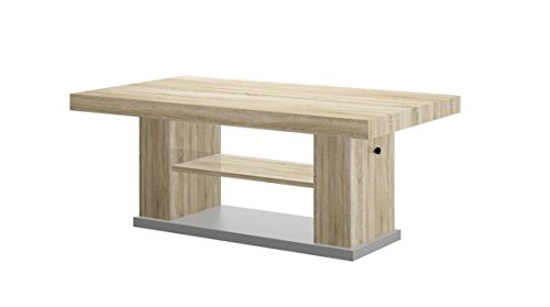Design HN 777 Sonoma Eiche   Grau höhenverstellbar Tisch Esstisch
