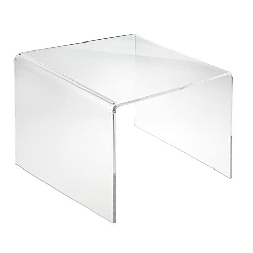 EH Design Acrylglas Beistelltisch I Couchtisch PLEXIGLAS® Mini Nachttisch Mini Tisch (40cm (Breite) x 30cm (Tiefe) x 34cm (Höhe), Material stärke 8mm, transparent)