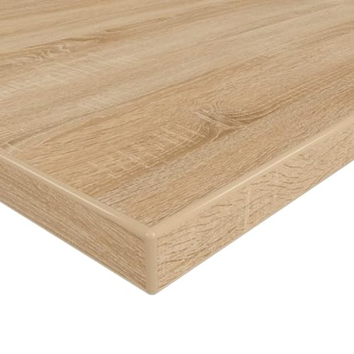 MySpiegel.de Tischplatte Holz Zuschnitt nach Maß Beschichtete Holzdekorplatte Sonoma Eiche in 25mm Stärke (100 x 70 cm, Sonoma Eiche)
