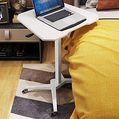 Couchtisch Moderner tragbarer höhenverstellbarer Sofa-Beistelltisch, leicht zu bewegen Wohnzimmer Kleiner Couchtisch Laptop-Schreibtisch, am besten für die Arbeit zu Hause, Lesen, 70 x 45 x 73 cm