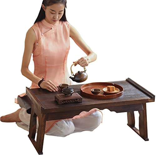 End Tables Retro Kung Fu Couchtisch Klappbarer Couchtisch Japanischer Tatami Tisch Erker Zen Teetisch (Size : 50x30x23cm)