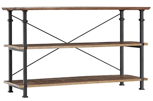 Homelegance Factory 62  x 18  Console Table, Rustic Brown