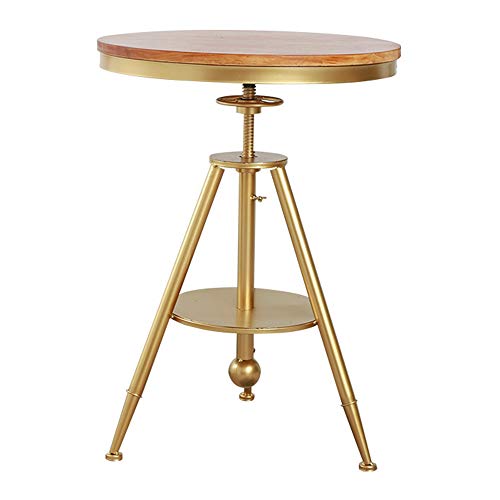 NAN Gold Side End Couchtisch Creative Design Leisure Table Höhenverstellbar - 60 * 90 cm