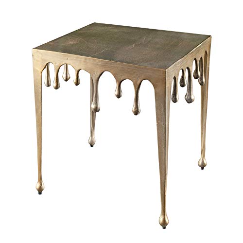 Riess Ambiente Extravaganter Couchtisch Liquid LINE L 46cm Gold Tropfen-Design Wohnzimmertisch Tisch