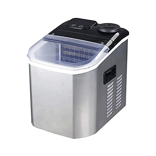 Eismaschine – Theken-Eismaschine für den Heimgebrauch – stellt Würfel in 10 Minuten her – 25 kg EIS in 24 Stunden – Fass-Wassereinlassmethode für Qujunji in der Küche zu Hause