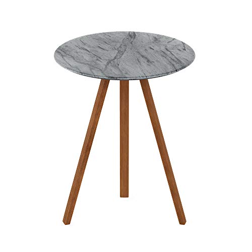 Furinno kleiner runder Tisch mit 3 Beinen, Tripula, 59,9 x 59,9 x 75 cm
