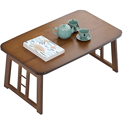 Klappbarer Couchtisch Einfacher Multifunktionaler Couchtisch Japanischer Tatami-Tisch Erker Niedriger Tisch Kann Als Computerständer Verwendet Werden (Color : A, Size : 70x40x31cm)