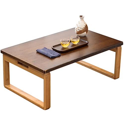 Einfacher Multifunktionaler Couchtisch Klappbarer Erker-Couchtisch Niedriger Balkontisch Japanischer Tatami-Tisch (Size : 60x40x26cm)