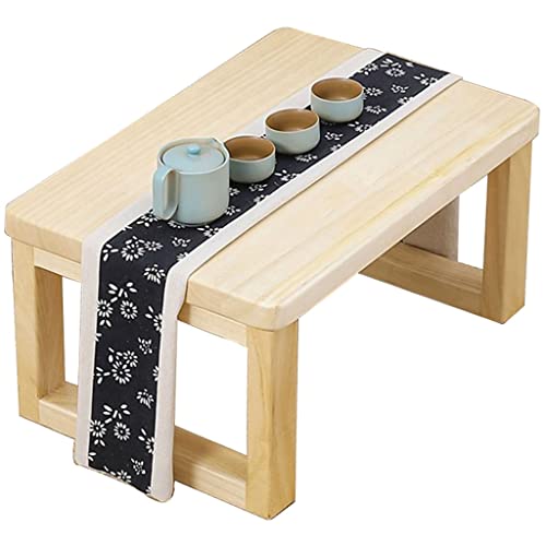 Couchtische Klappbarer Niedriger Tisch?Retro Tatami Im Japanischen Stil,Zen Teetisch?geeignet Für Wohnzimmer Und Schlafzimmer (Color : Beige, Size : 70x45x30cm)