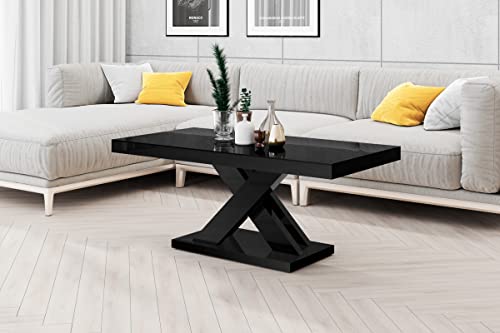 Design Couchtisch XLU-888 Schwarz Hochglanz Highgloss Tisch Wohnzimmertisch